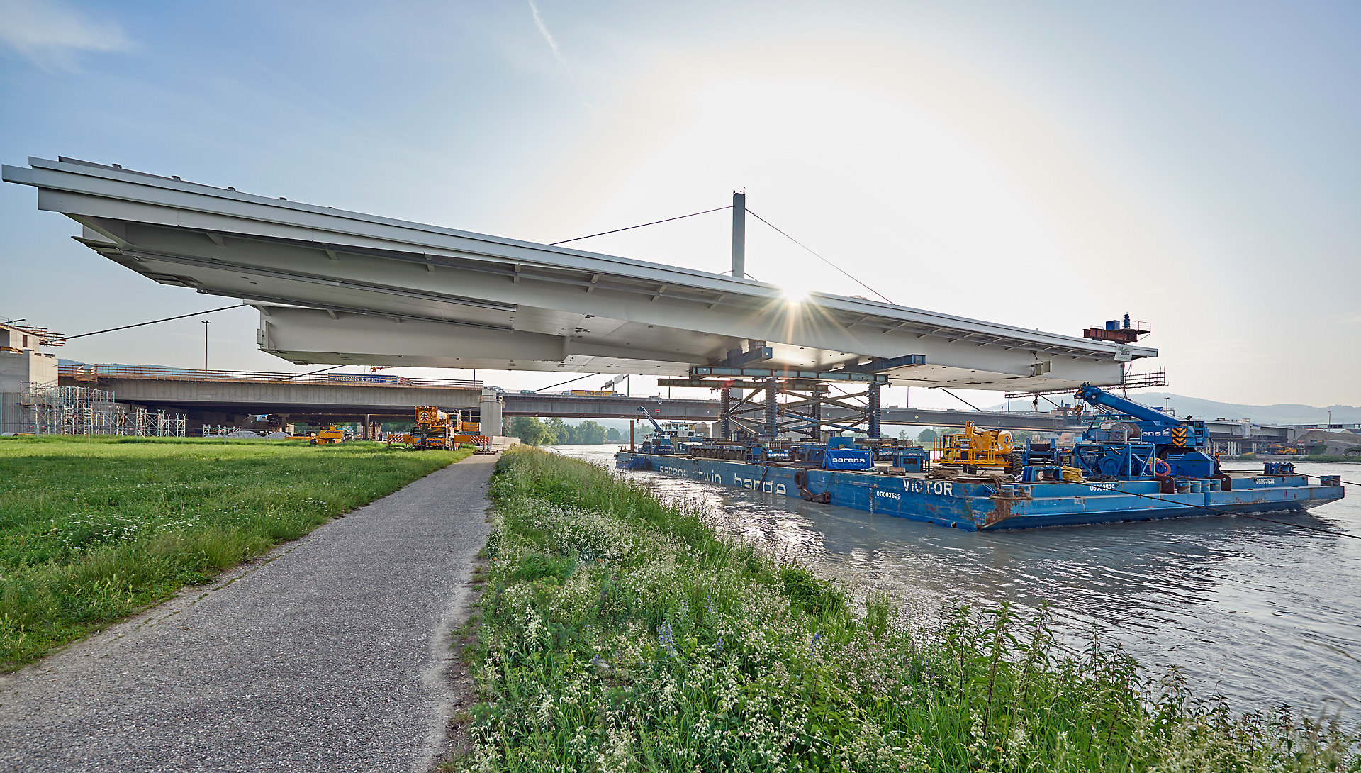 Brückenschluss Voestbrücke © Toni Rappersberger