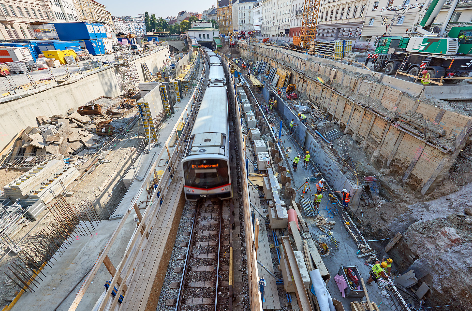 U2/U4 U-Bahnkreuz Pilgramgasse © Toni Rappersberger 