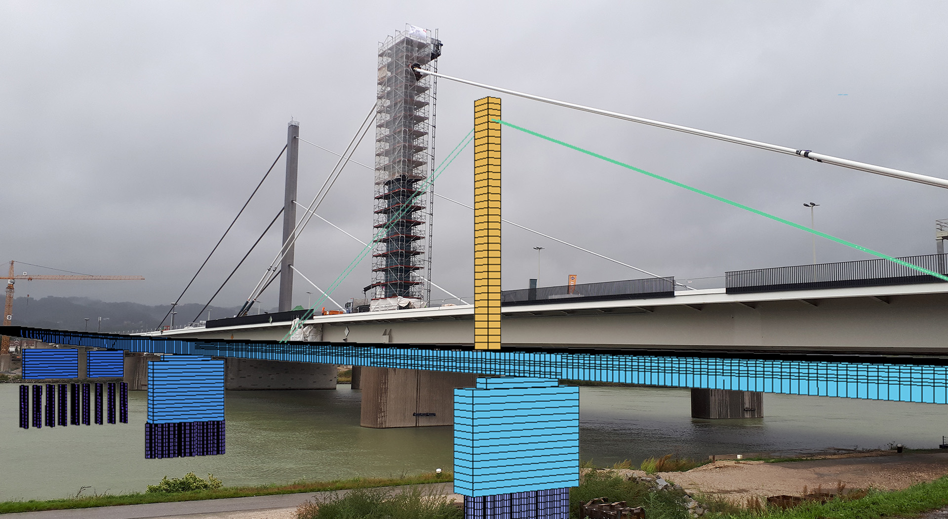 Voestbrücke Structural Modelling