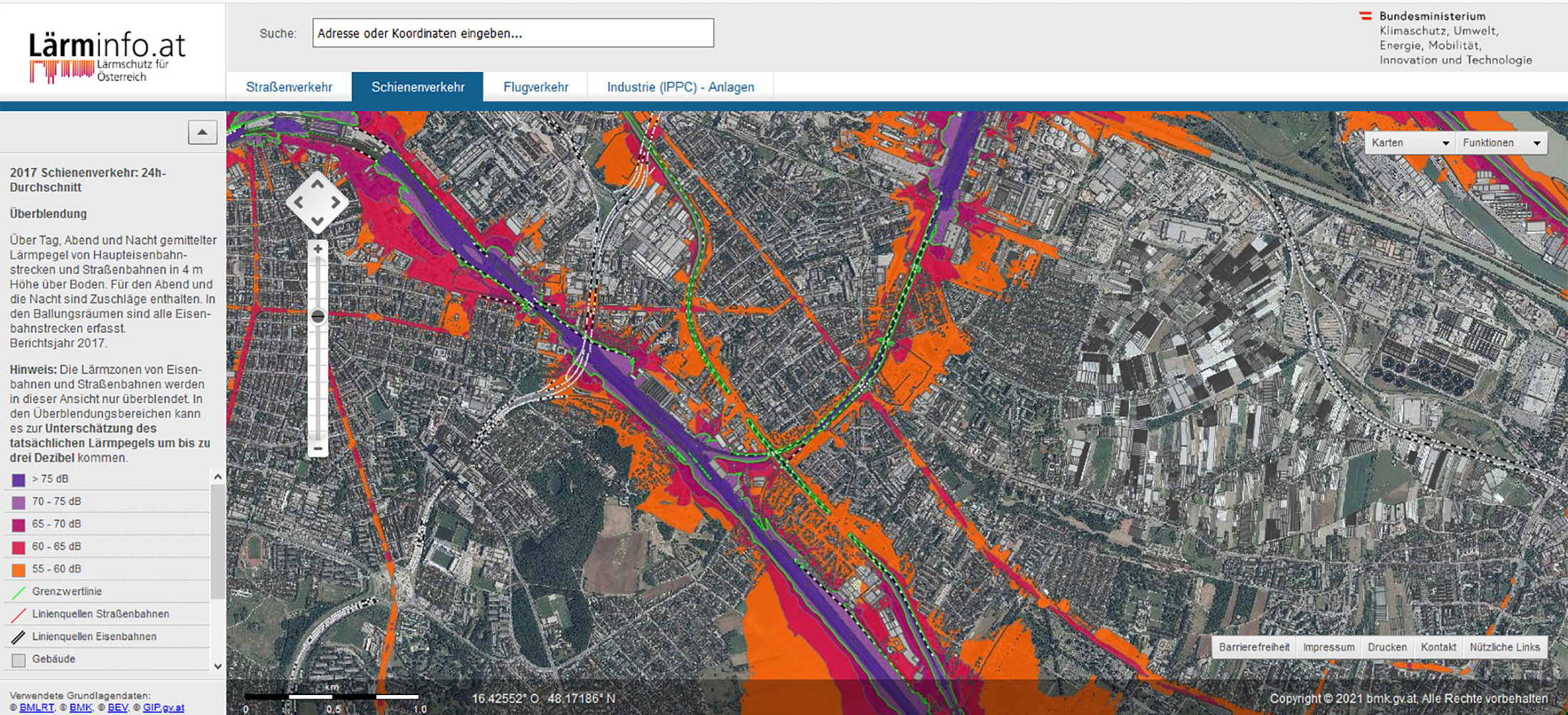 noise mapping model