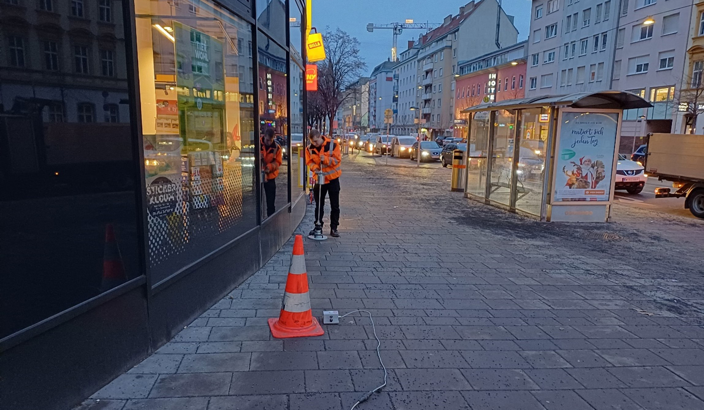 Straßenbahnlinie 18 – Schall und Erschütterungsschutztechnik