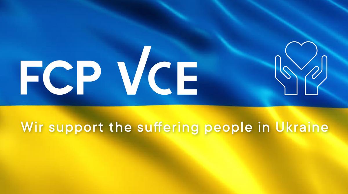 Wir support the suffering people in Ukraine