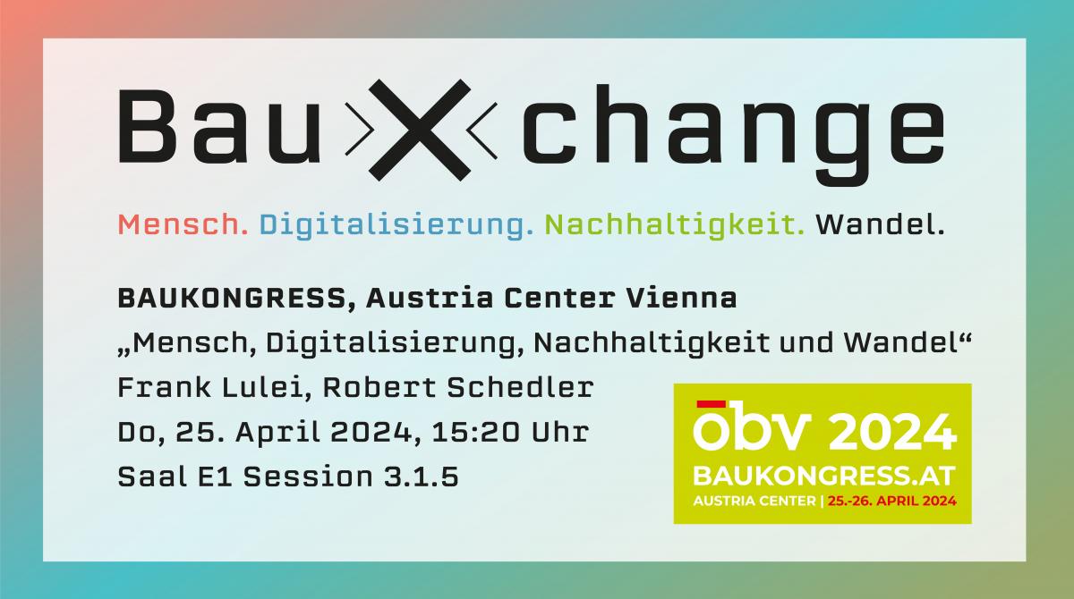 BauXchange Vortrag Baukongress