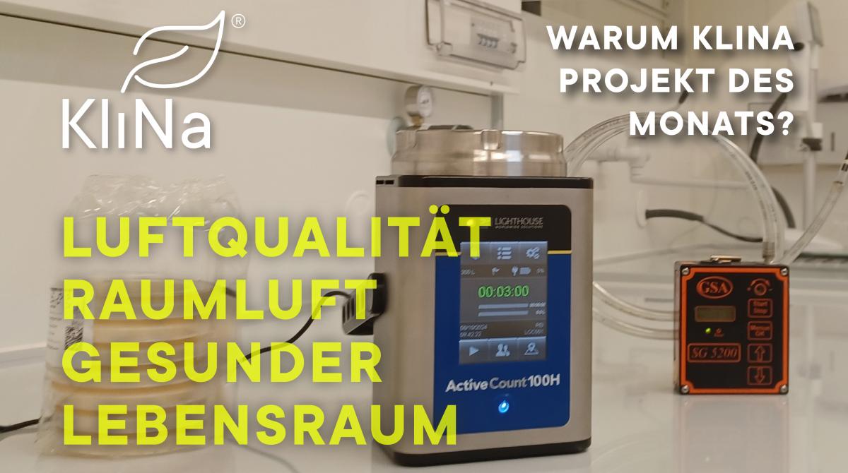 Luftqualitätsmessung KliNa Projekt des Monats