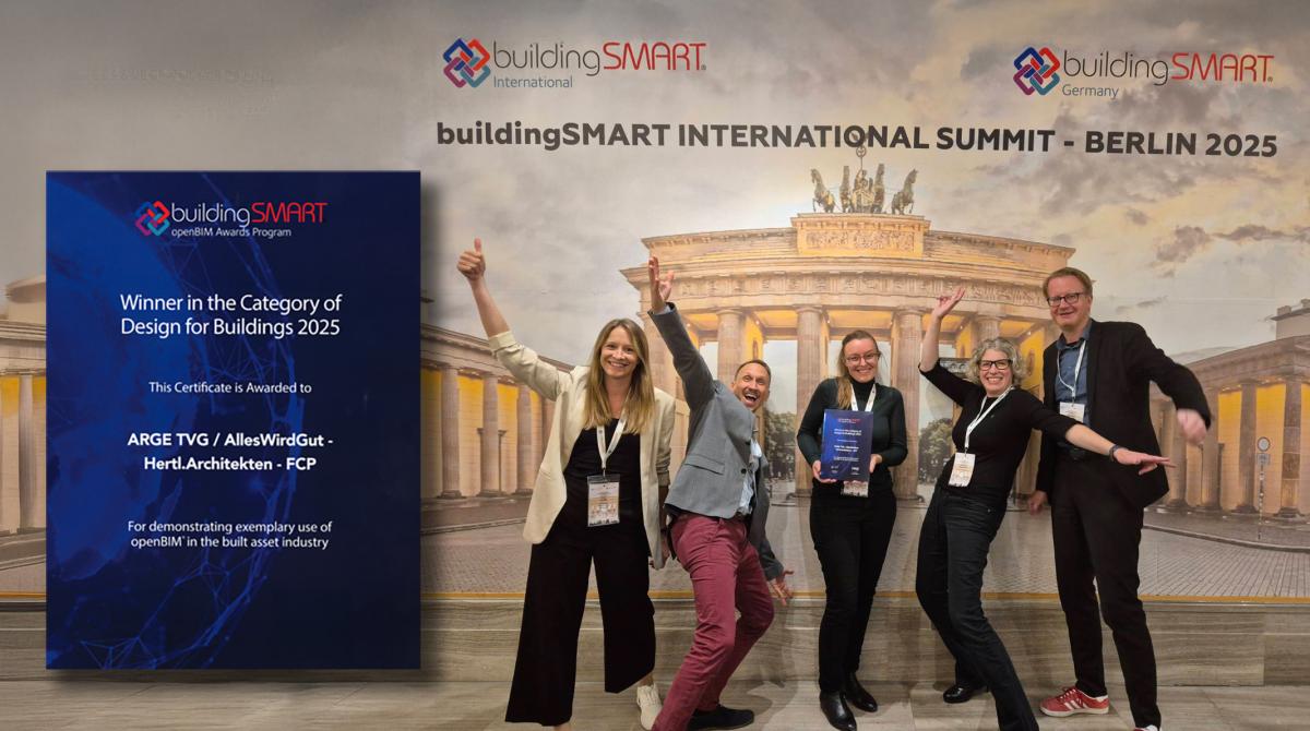 Gewonnen: openBIM Award 2025