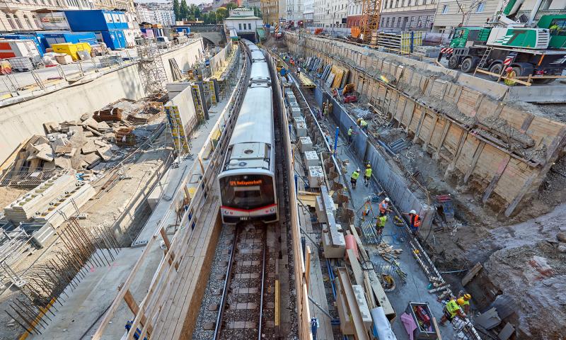 U2/U4 U-Bahnkreuz Pilgramgasse © Toni Rappersberger 