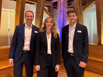 FCP Preistäger 2026. Foto v.l.n.r. Valentin Senk, Marlene C. Wagner und Simon Fischer 