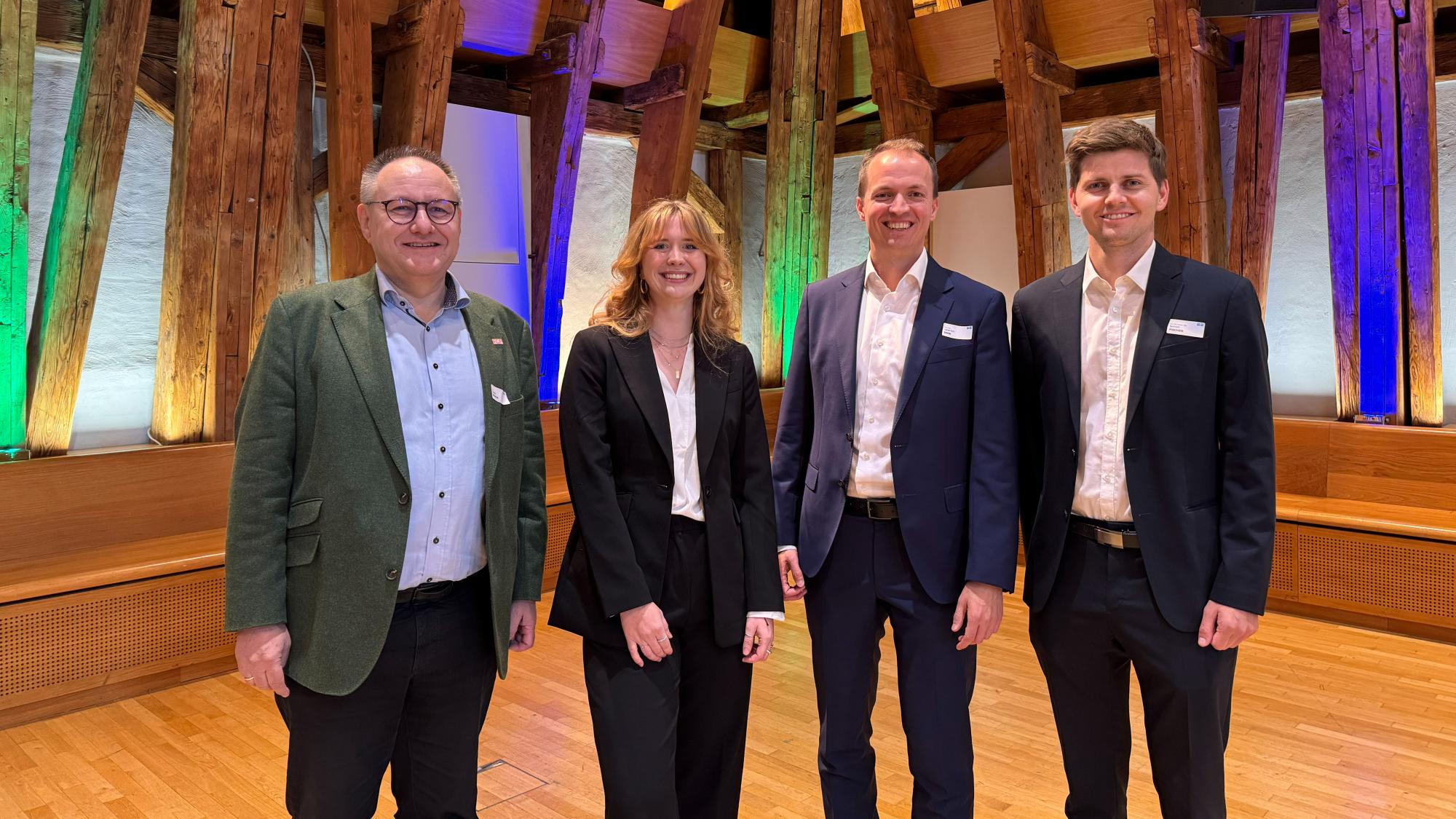 FCP Award Winners 2026. Photo: Dieter Pichler, Marlene C. Wagner, Valentin Senk and Simon Fischer 